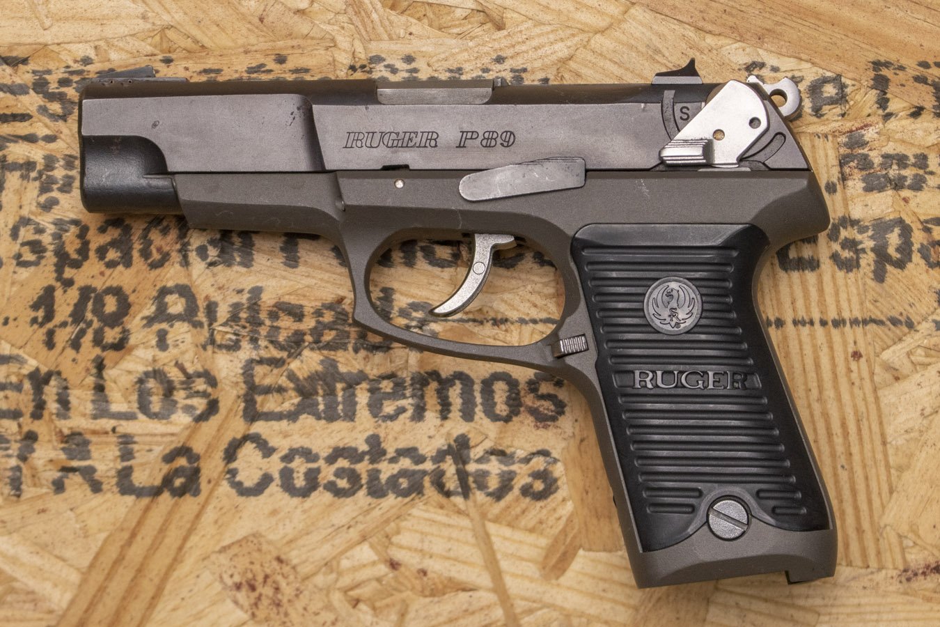 RUGER P-89 9mm Police Trade-In Pistol (Mag Not Included)