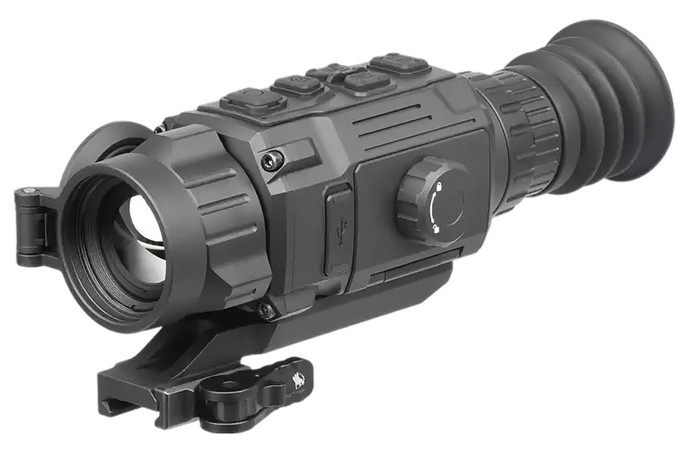 AGM GLOBAL VISION Rattler V2 35-640 Thermal Black 2-16x25mm Multi-Reticle Digital 1x/2x/4x/8x Zoon