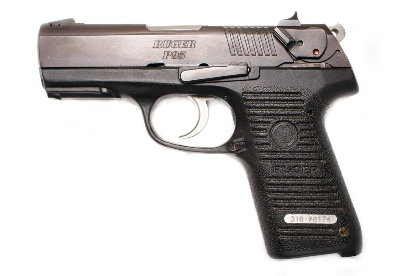 RUGER P95 9mm Police Trade-In Pistol (Magazine Not Included)