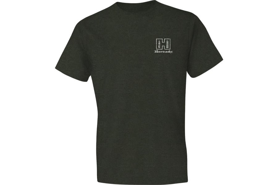 Hornadygear Double Rocker Short Sleeve T-Shirt Dark Olive Heather