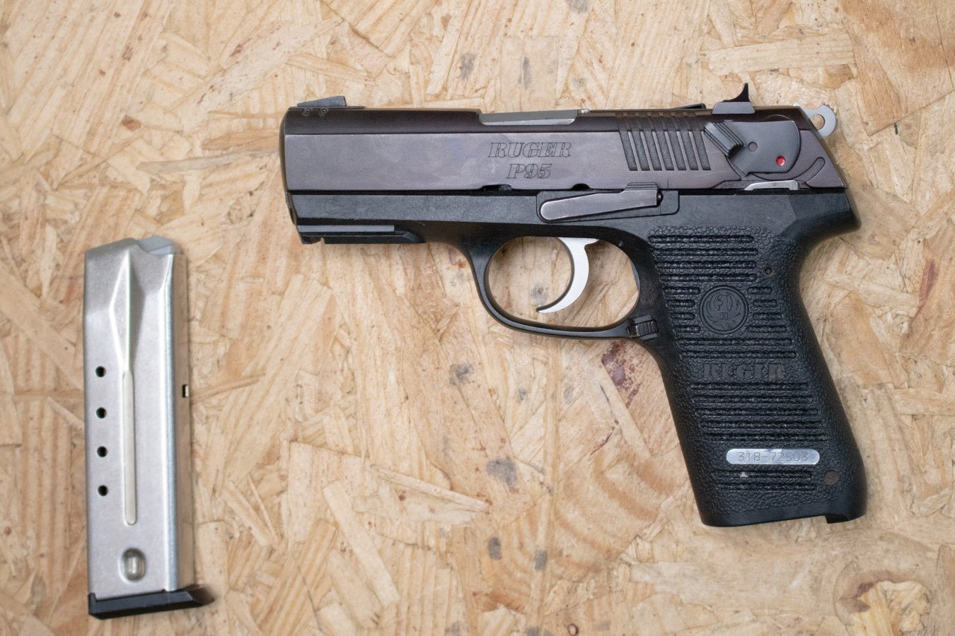 RUGER P95 9mm Police Trade-In Pistol with Manual Safety