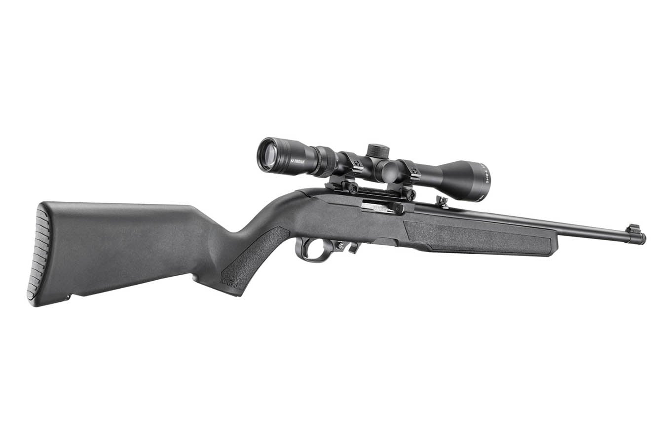 Ruger 10/22 22LR Rimfire Rifle with Threaded Barrel, BX Trigger and Viridian 3-9x40mm Scope