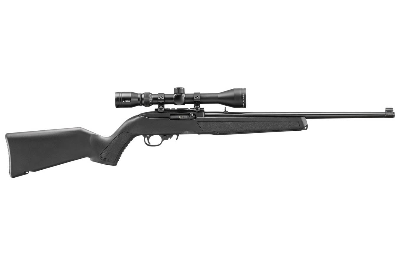 Ruger 10/22 22LR Semi-Auto Rifle with 18.5 Inch Barrel and Scope