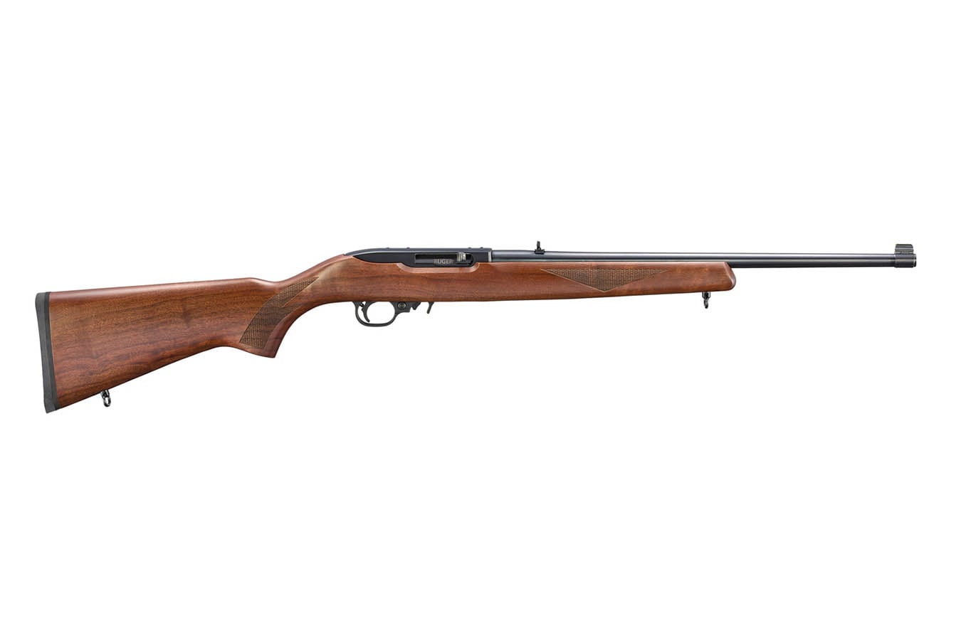 RUGER 10/22 22LR Semi-Auto Rifle with Walnut Stock and BX-Trigger