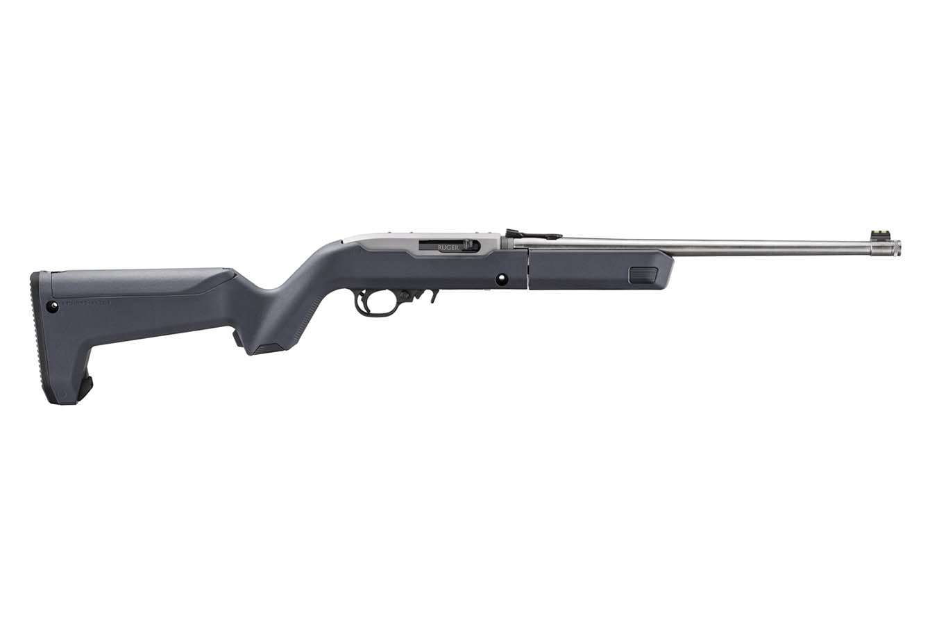 RUGER 10/22 Takedown 22LR Semi-Auto Rifle with Stealth Gray Magpul Backpacker Stock and Stainless Threaded Barrel