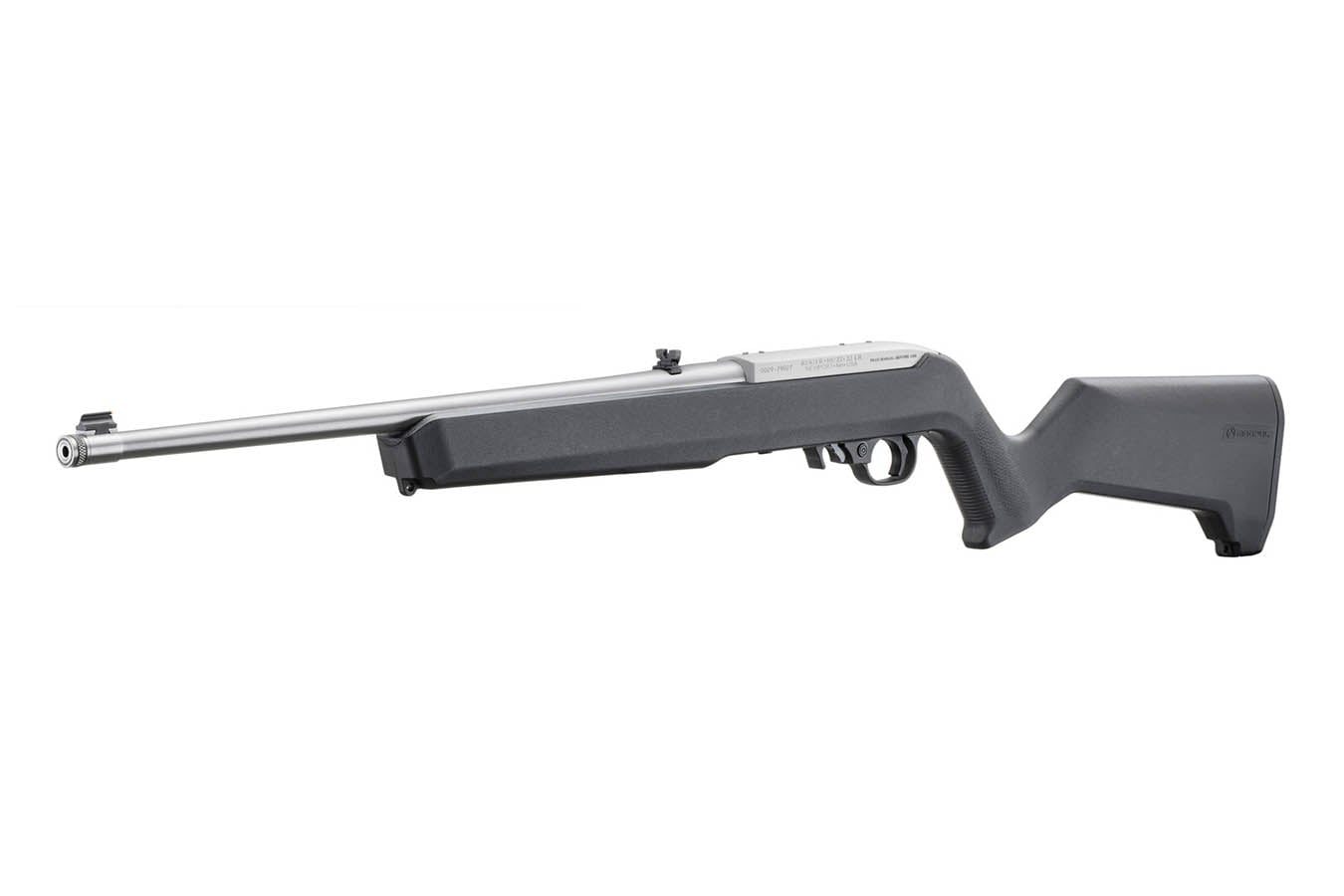 RUGER 10/22 22LR Semi-Auto Rifle with 18.5 Inch Threaded Stainless Barrel, BX-Trigger and Magpul MOE X-22 Stock
