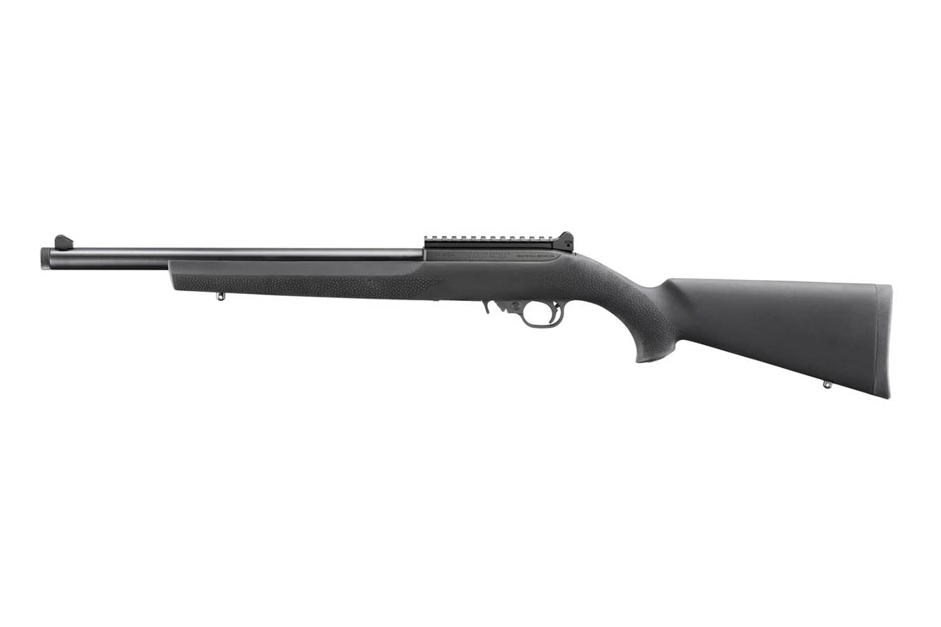RUGER 10/22 22LR Semi-Auto Rifle with 16.12 Inch Threaded Barrel, BX-Trigger and Hogue Overmolded Stock