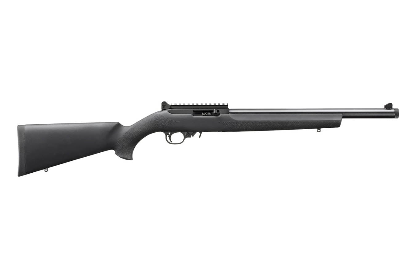 RUGER 10/22 22LR Semi-Auto Rifle with 16.12 Inch Threaded Barrel, BX-Trigger and Hogue Overmolded Stock
