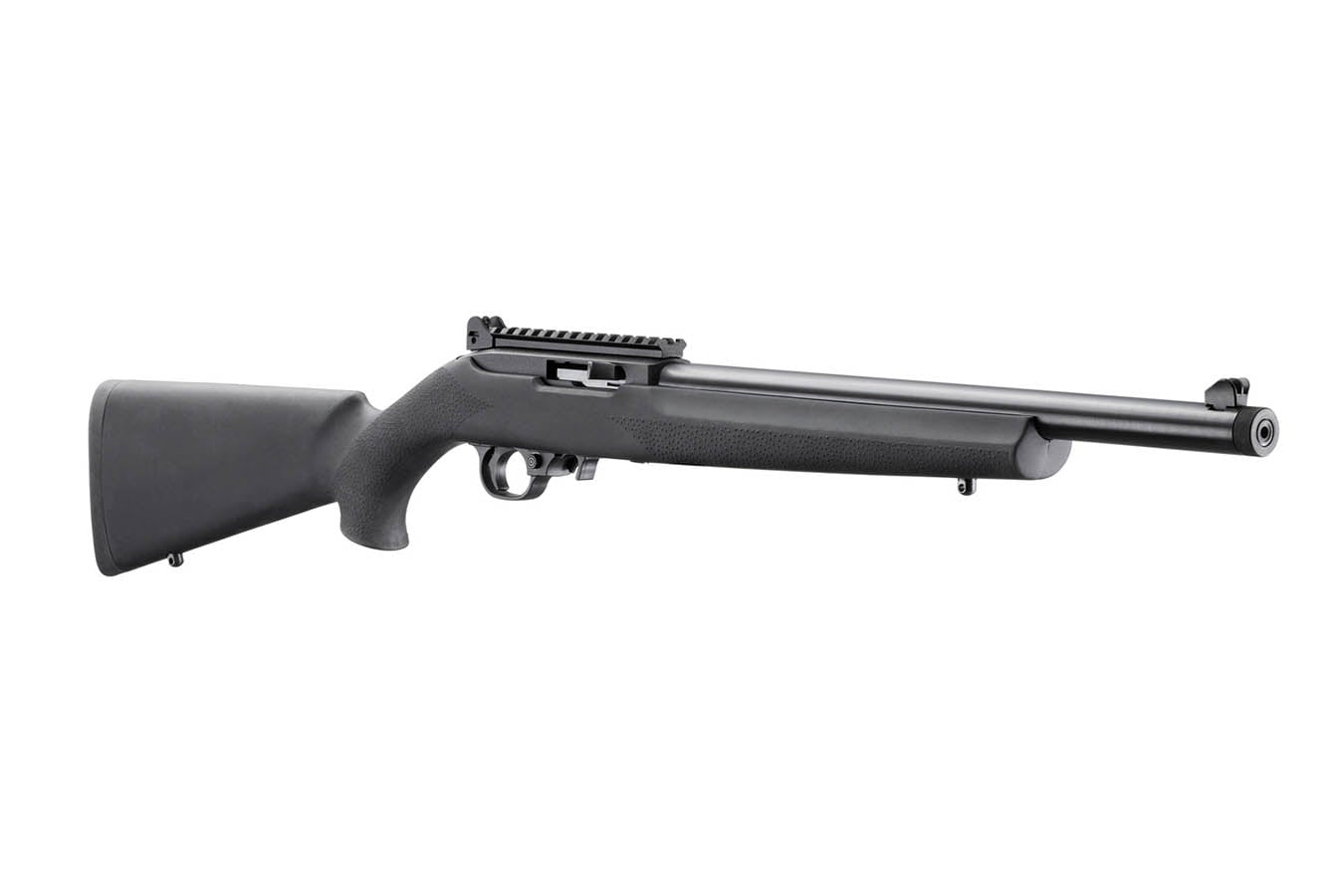 RUGER 10/22 22LR Semi-Auto Rifle with 16.12 Inch Threaded Barrel, BX-Trigger and Hogue Overmolded Stock