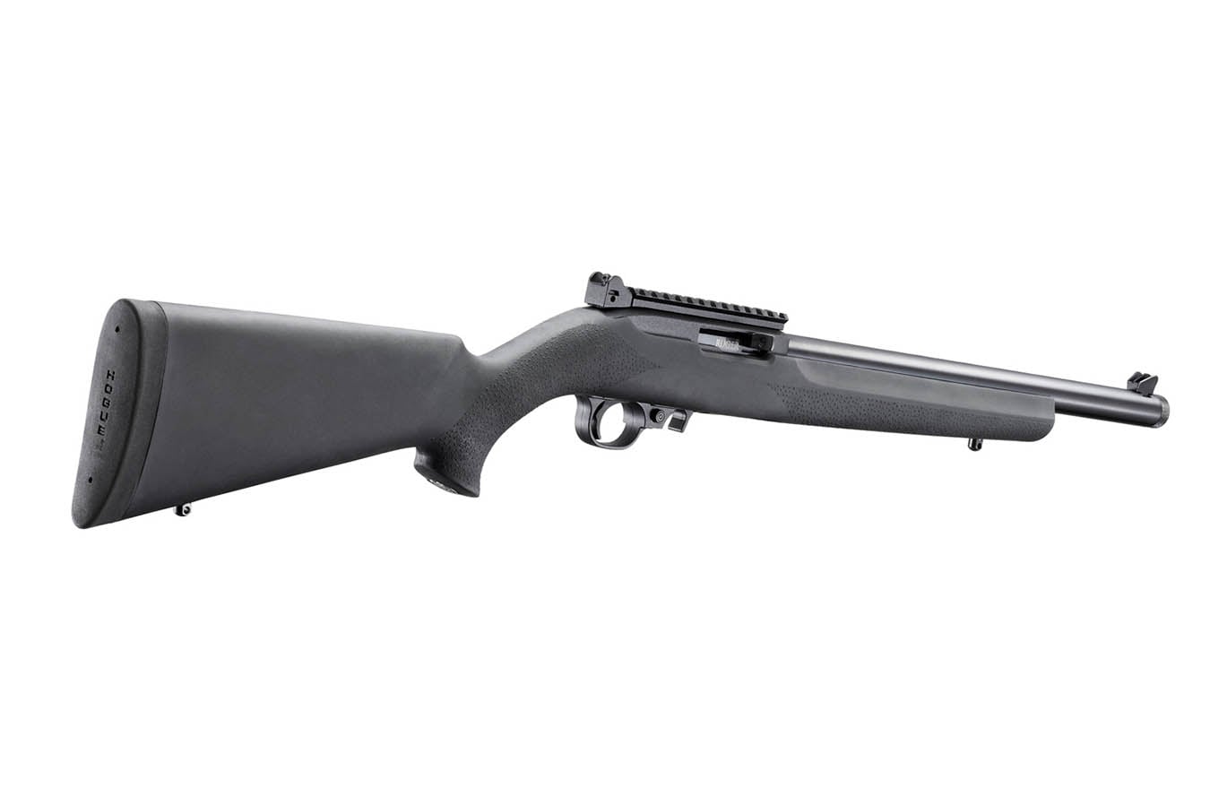 RUGER 10/22 22LR Semi-Auto Rifle with 16.12 Inch Threaded Barrel, BX-Trigger and Hogue Overmolded Stock