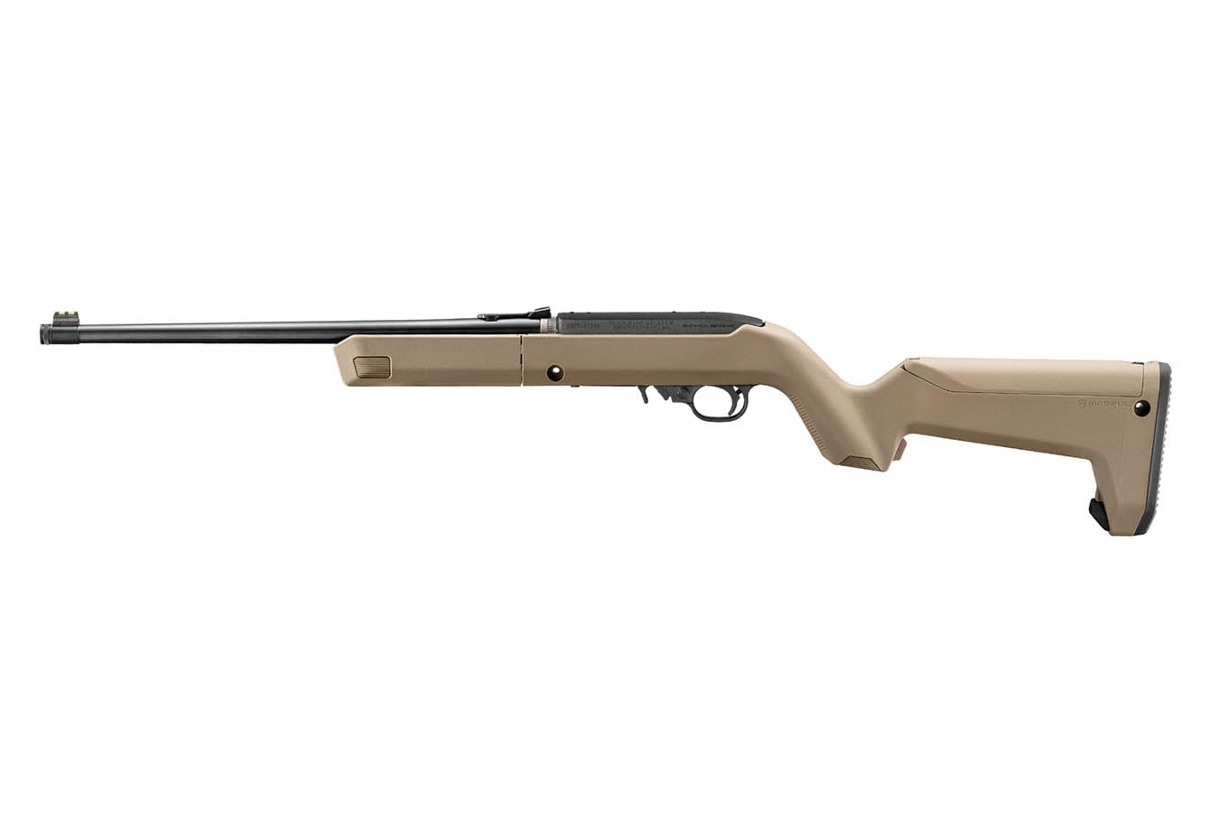 RUGER 10/22 Takedown 22LR Semi-Auto Rifle with Magpul X-22 FDE Backpacker Stock and BX Trigger