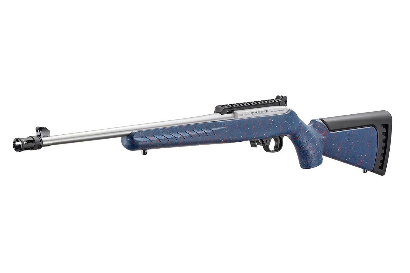 RUGER 10/22 250th Anniversary 22LR Semi-Auto Rifle with Liberty Synthetic Stock and Stainless Threaded Barrel