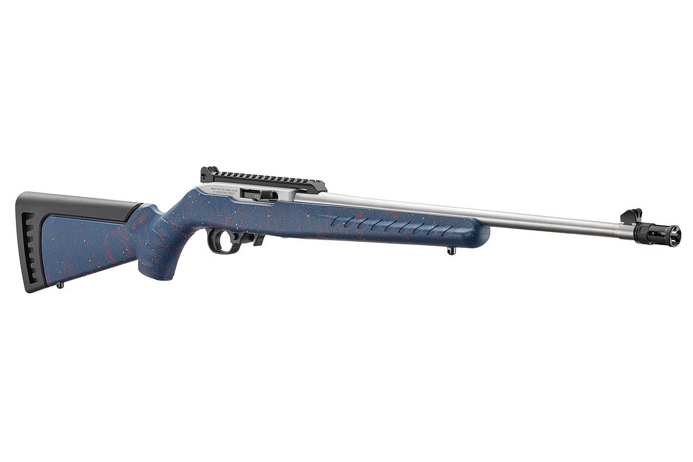 RUGER 10/22 250th Anniversary 22LR Semi-Auto Rifle with Liberty Synthetic Stock and Stainless Threaded Barrel
