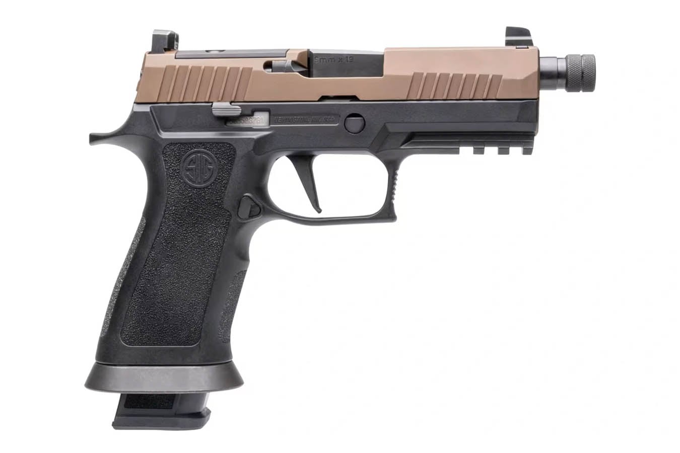 SIG SAUER P320 Snakebite TACOPS Optic Ready PIstol with Threaded Barrel and Four 21 Round Magazines