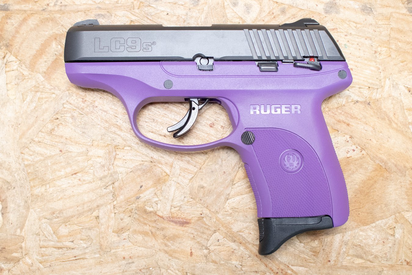 RUGER LC9S 9mm Police Trade-In Pistol with Purple Frame