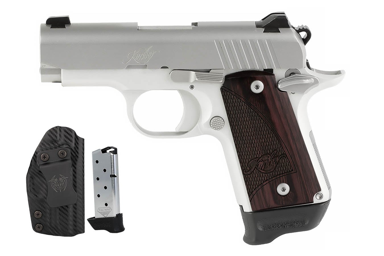 Kimber Micro 9 RTC-K Bundle 9mm Luger Pistol with Rosewood Grips