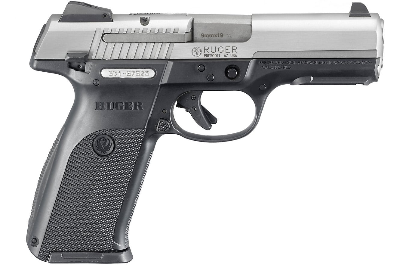 RUGER SR9 Full-Size 9mm Stainless Pistol