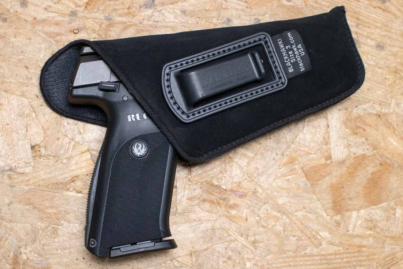 RUGER 9E 9mm Police Trade-In Pistol with Ambidextrous Safety and Holster
