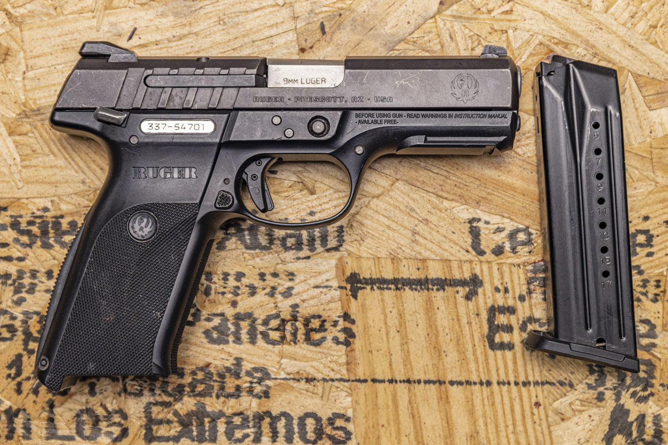 RUGER 9E 9mm Police Trade-In Pistol