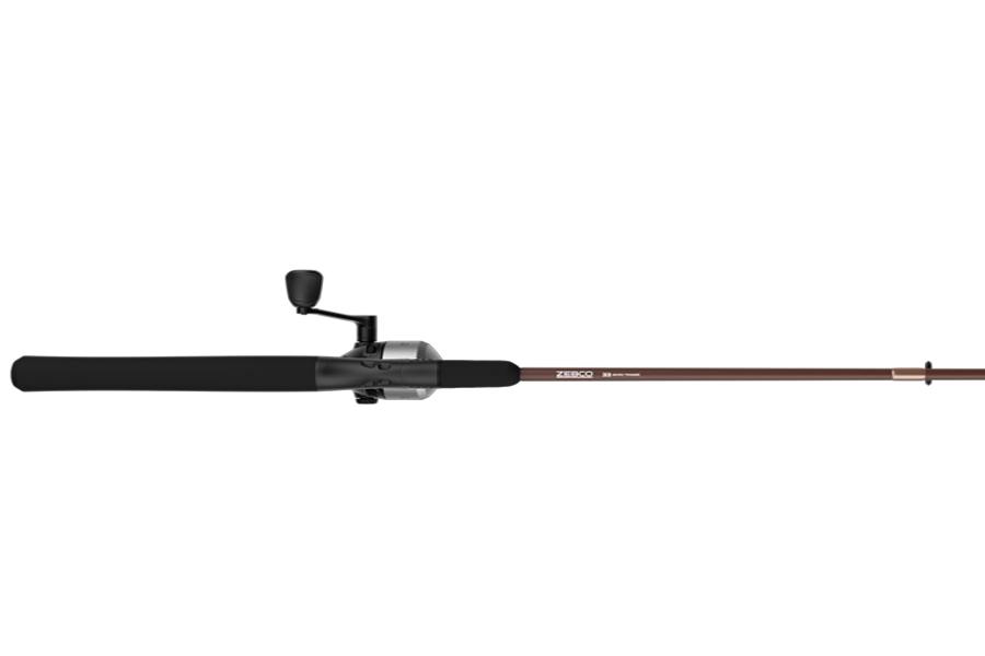 ZEBCO 33 Micro Trigger Trout 6 ft 6 in Spincast Combo with Trout Magnet Tackle Kit
