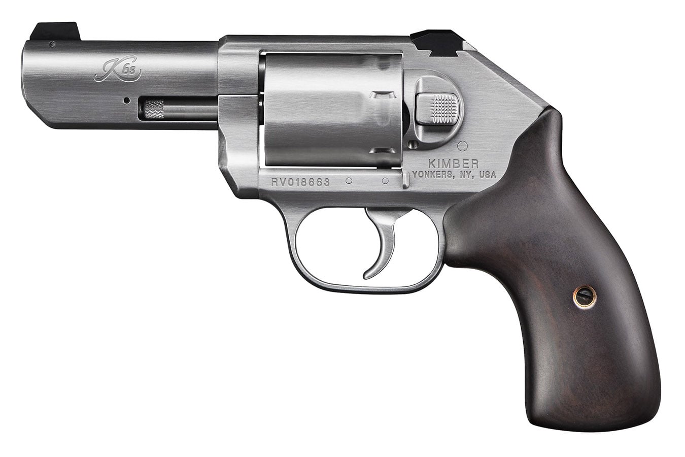 KIMBER K6s Stainless 357 Magnum Revolver with 3-Inch Barrel