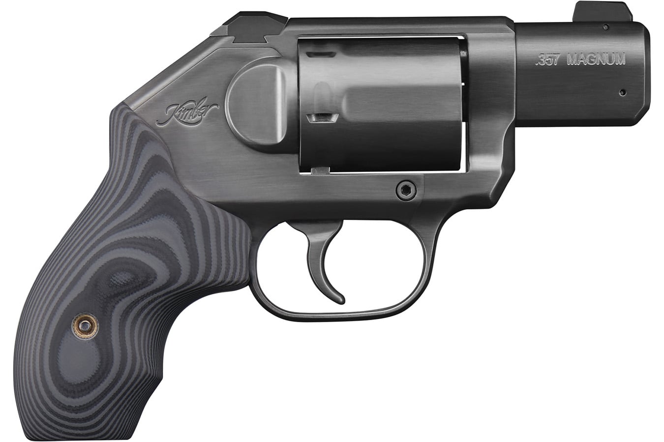 Kimber K6S 357 Magnum Revolver with Brushed Black DLC Finish