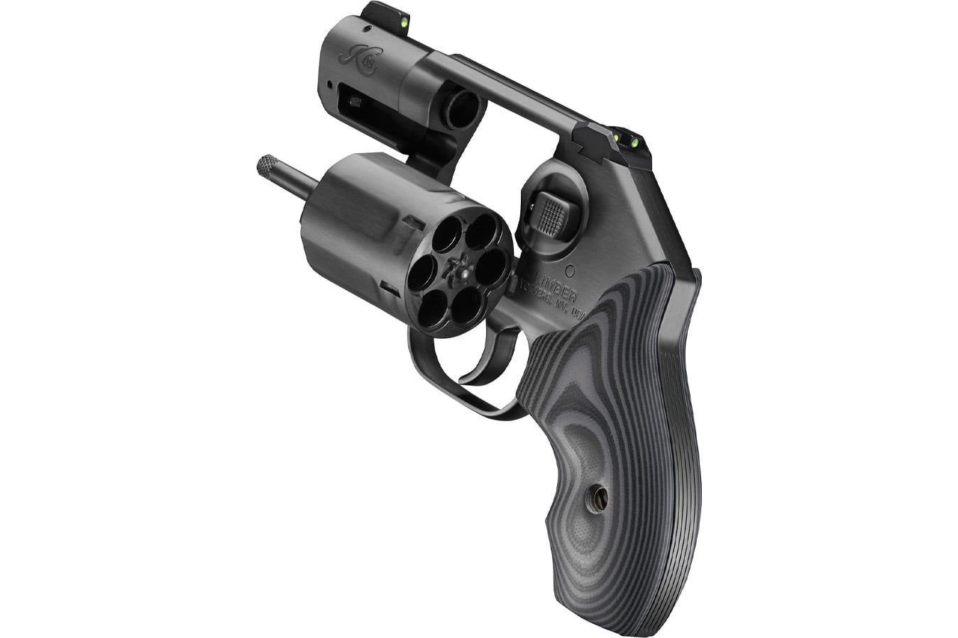 Kimber K6S 357 Magnum Revolver with Brushed Black DLC Finish