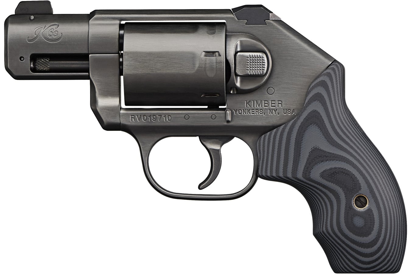 Kimber K6S 357 Magnum Revolver with Brushed Black DLC Finish