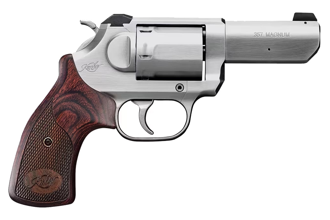 KIMBER K6S 357 Magnum DASA Revolver with 3-Inch Barrel and Walnut Grips
