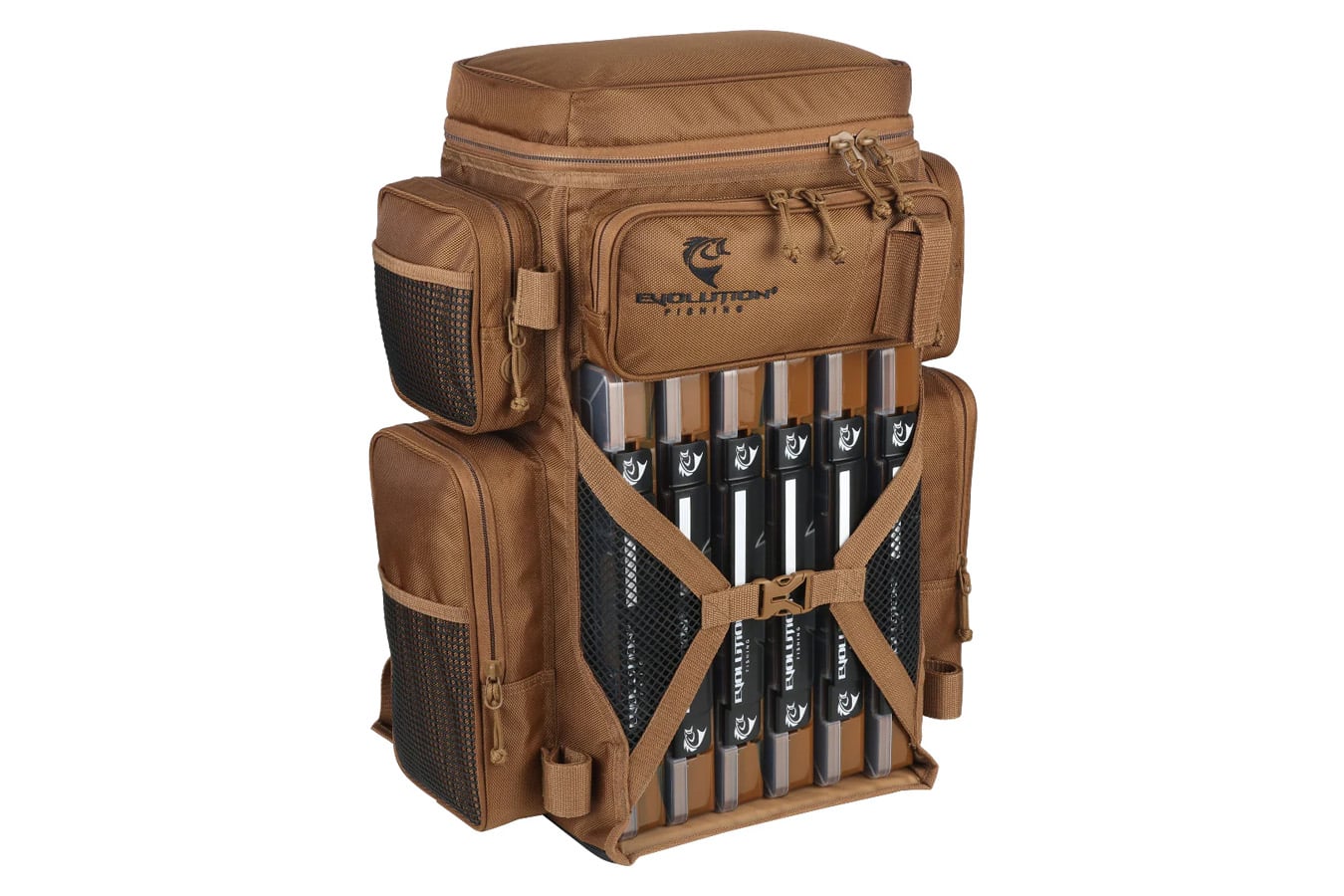 Evolution Outdoors Drift Series Battle Pack 3700 Tackle Backpack - Coyote