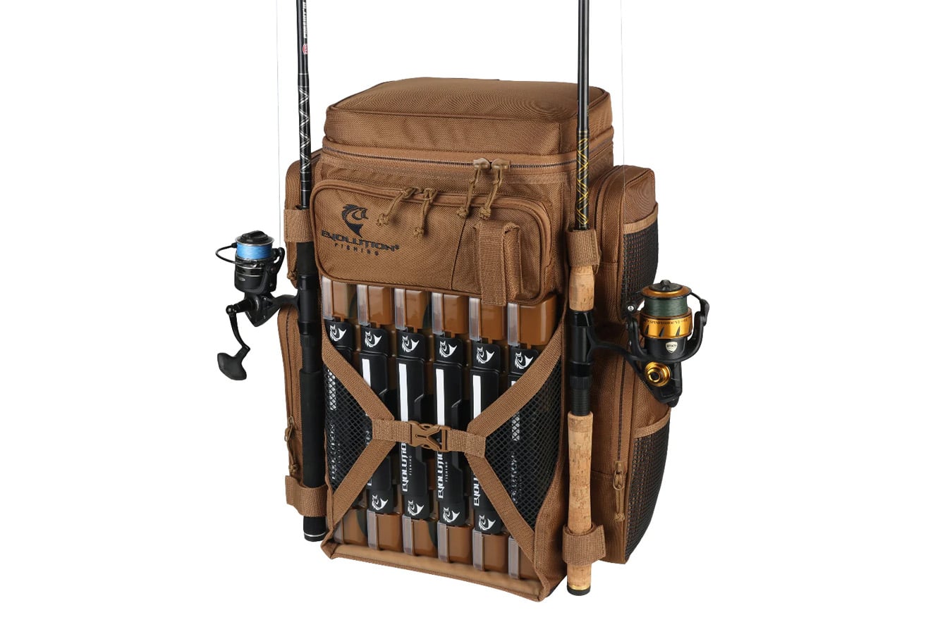 Evolution Outdoors Drift Series Battle Pack 3700 Tackle Backpack - Coyote