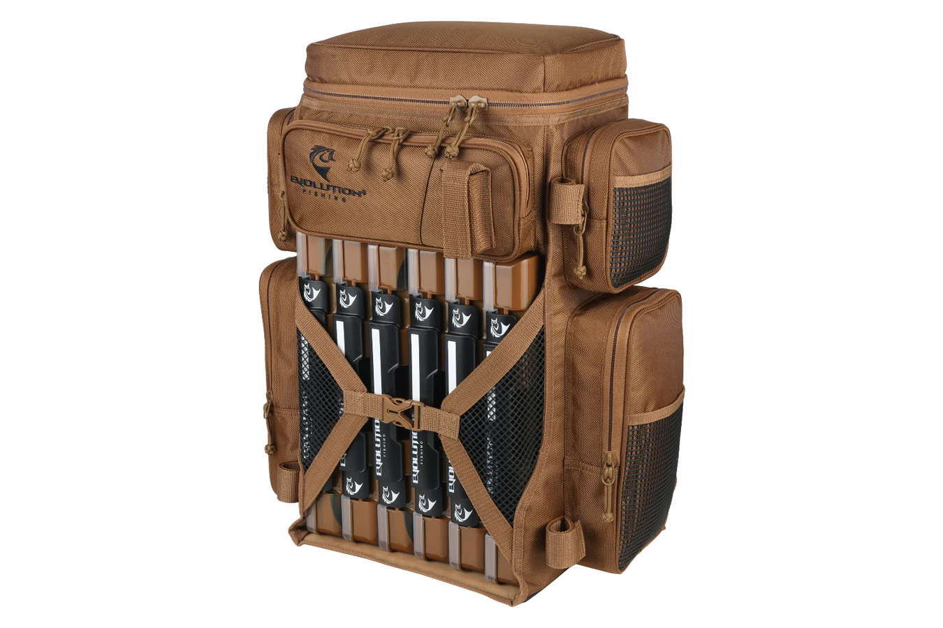 Evolution Outdoors Drift Series Battle Pack 3700 Tackle Backpack - Coyote