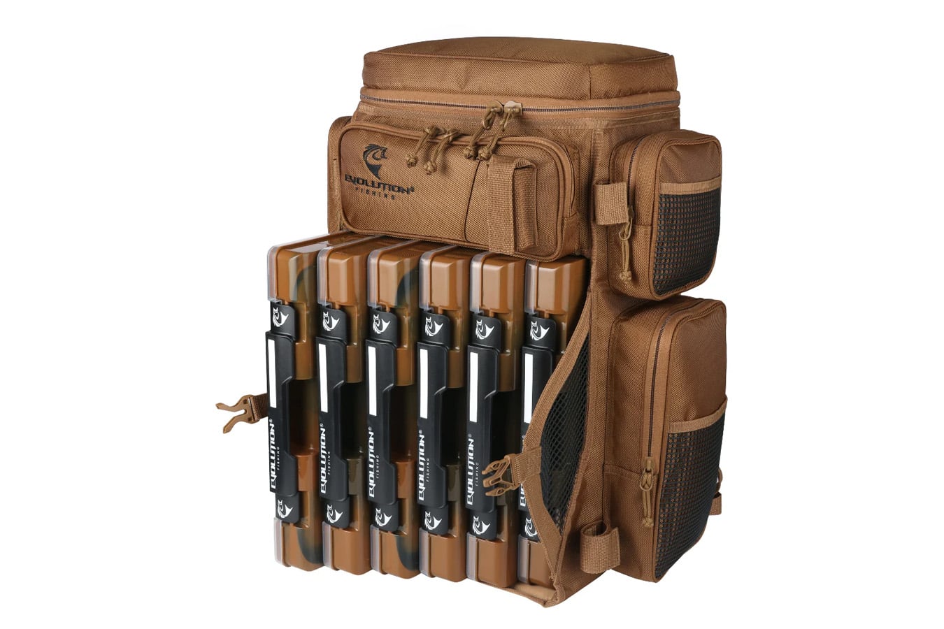 Evolution Outdoors Drift Series Battle Pack 3700 Tackle Backpack - Coyote