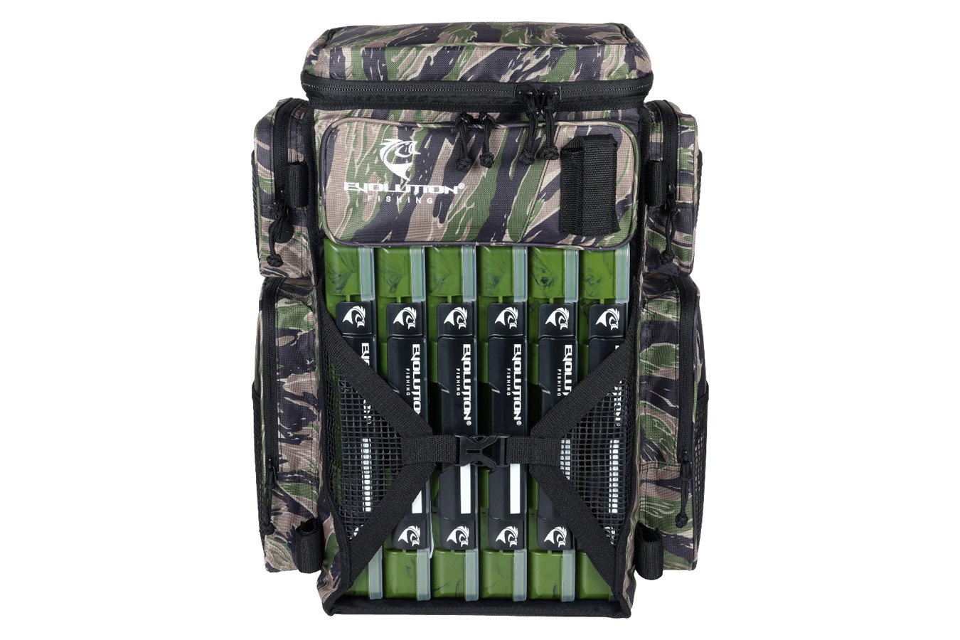 Evolution Outdoors Drift Series 3700 Tackle Backpack (Tiger Stripe)