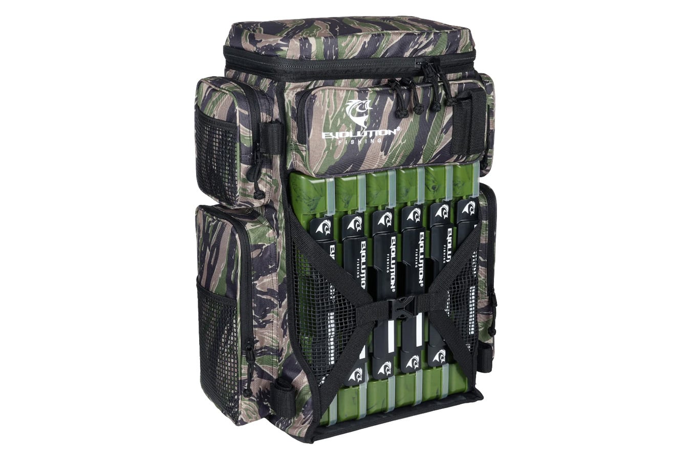 Evolution Outdoors Drift Series 3700 Tackle Backpack (Tiger Stripe)
