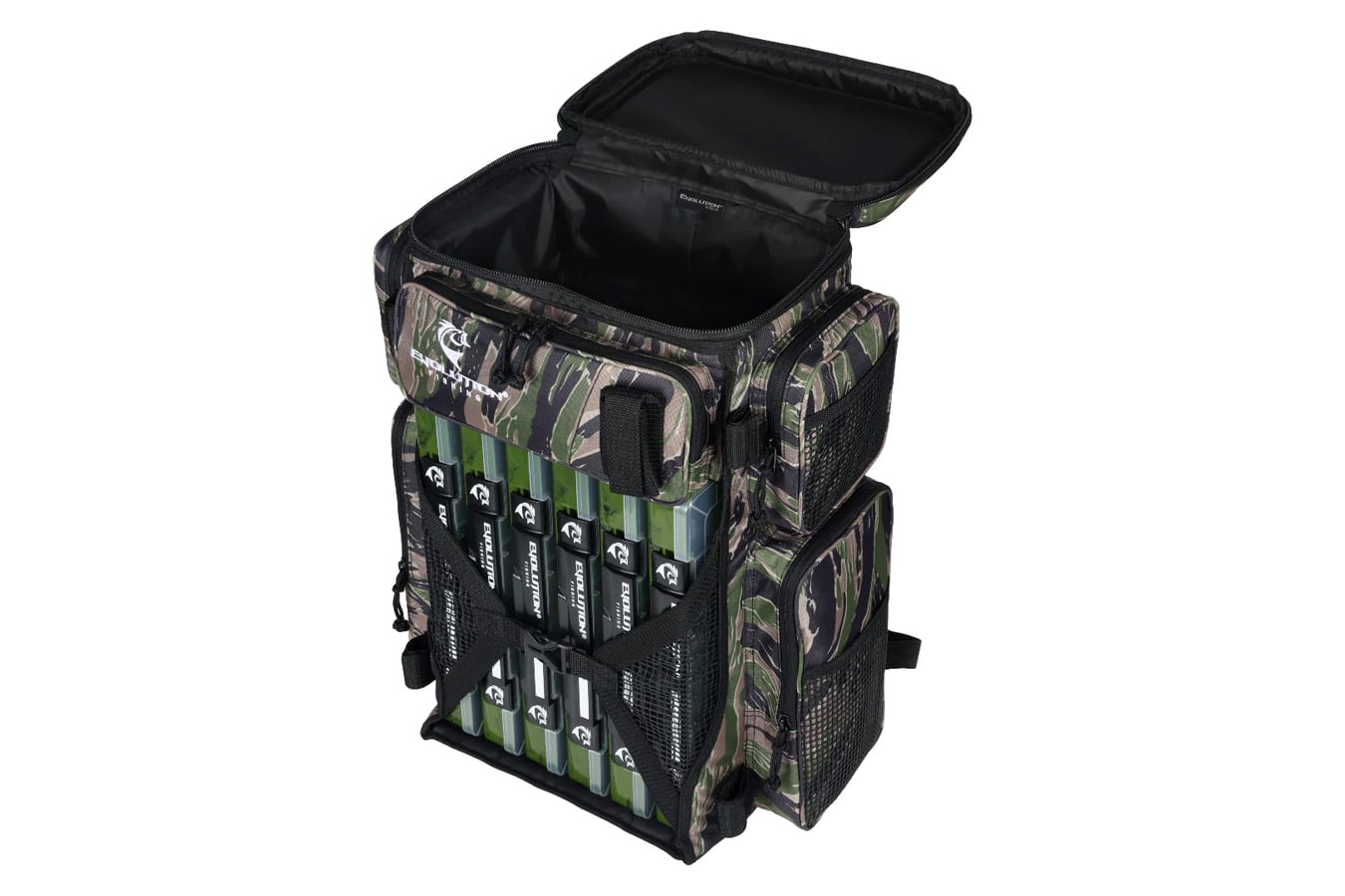 Evolution Outdoors Drift Series 3700 Tackle Backpack (Tiger Stripe)