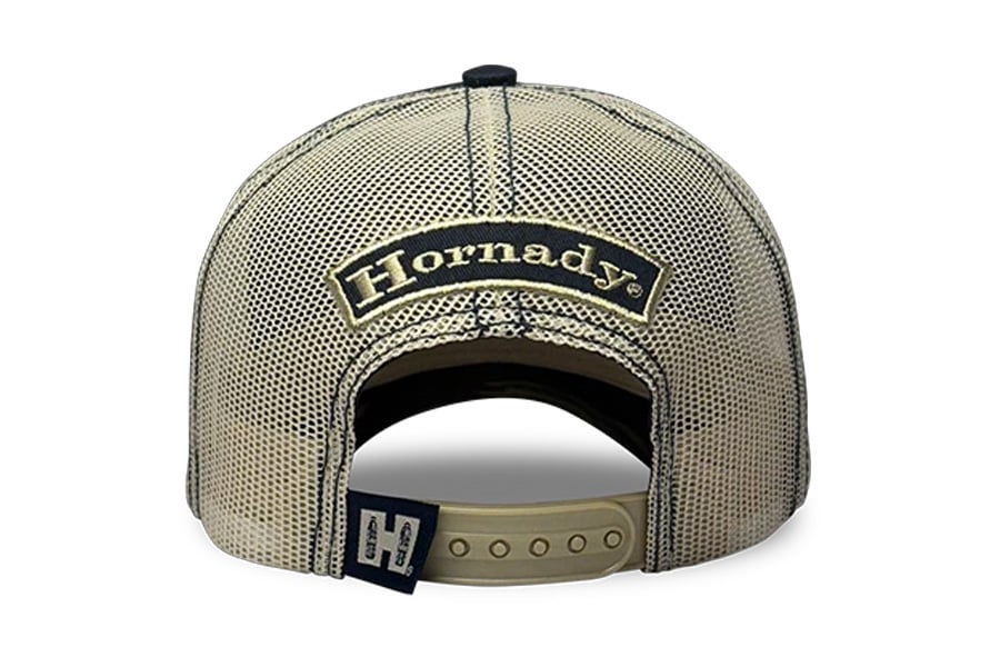 Hornadygear H Flag Trucker Hat Navy/Camo Cotton Twill Mesh Snapback Cap