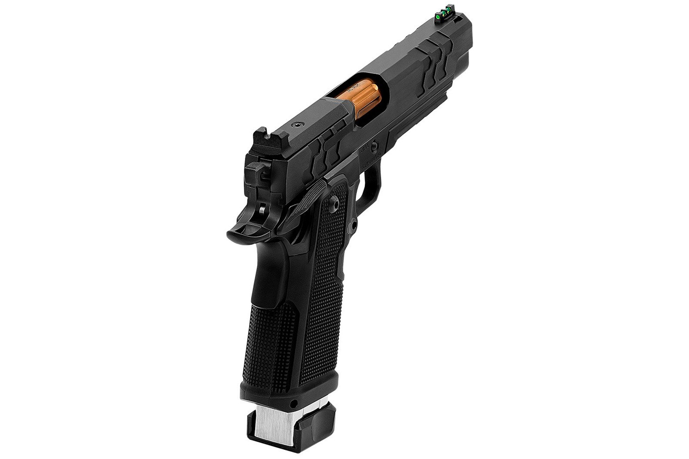 KIMBER 2K11 9mm Optic Ready Pistol with Coyote PVD Fluted Barrel and Black Steel Frame