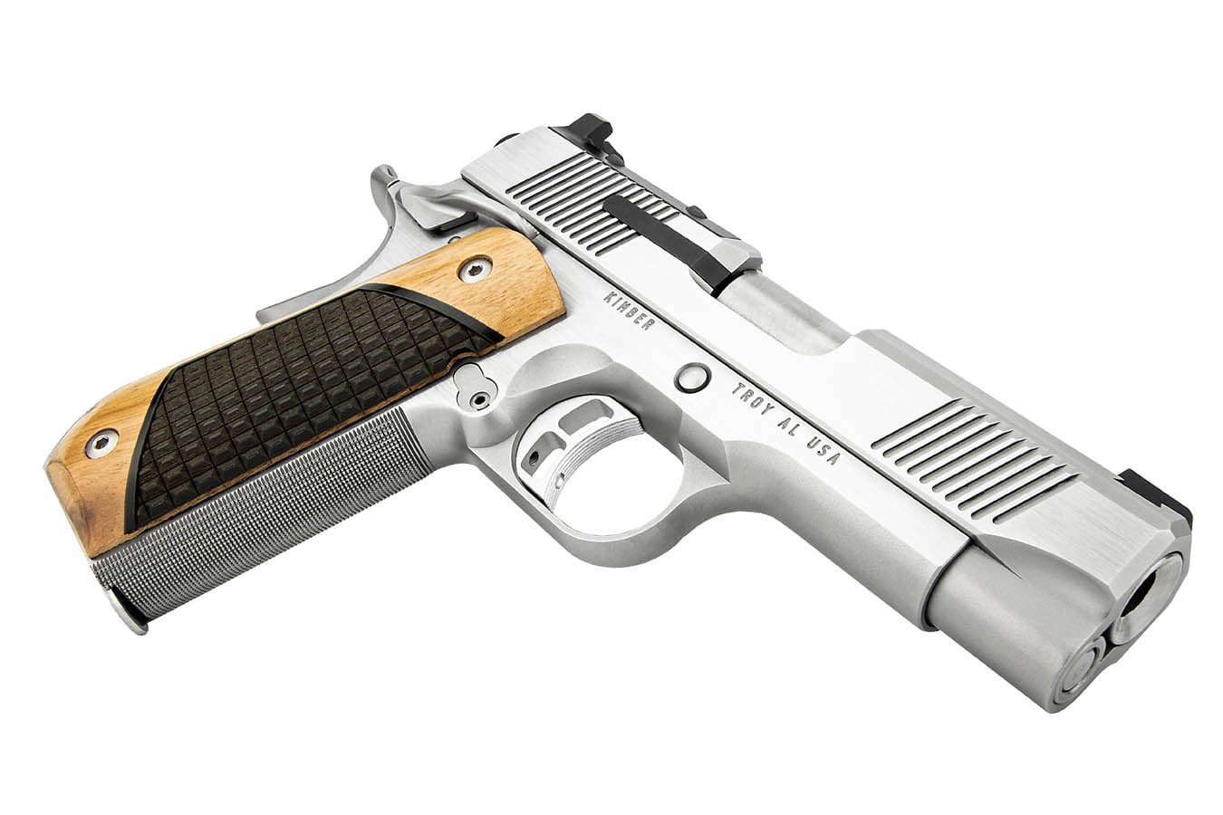 KIMBER Next Gen Pro 1911 9mm Optic Ready Stainless Pistol with Black Walnut Grip
