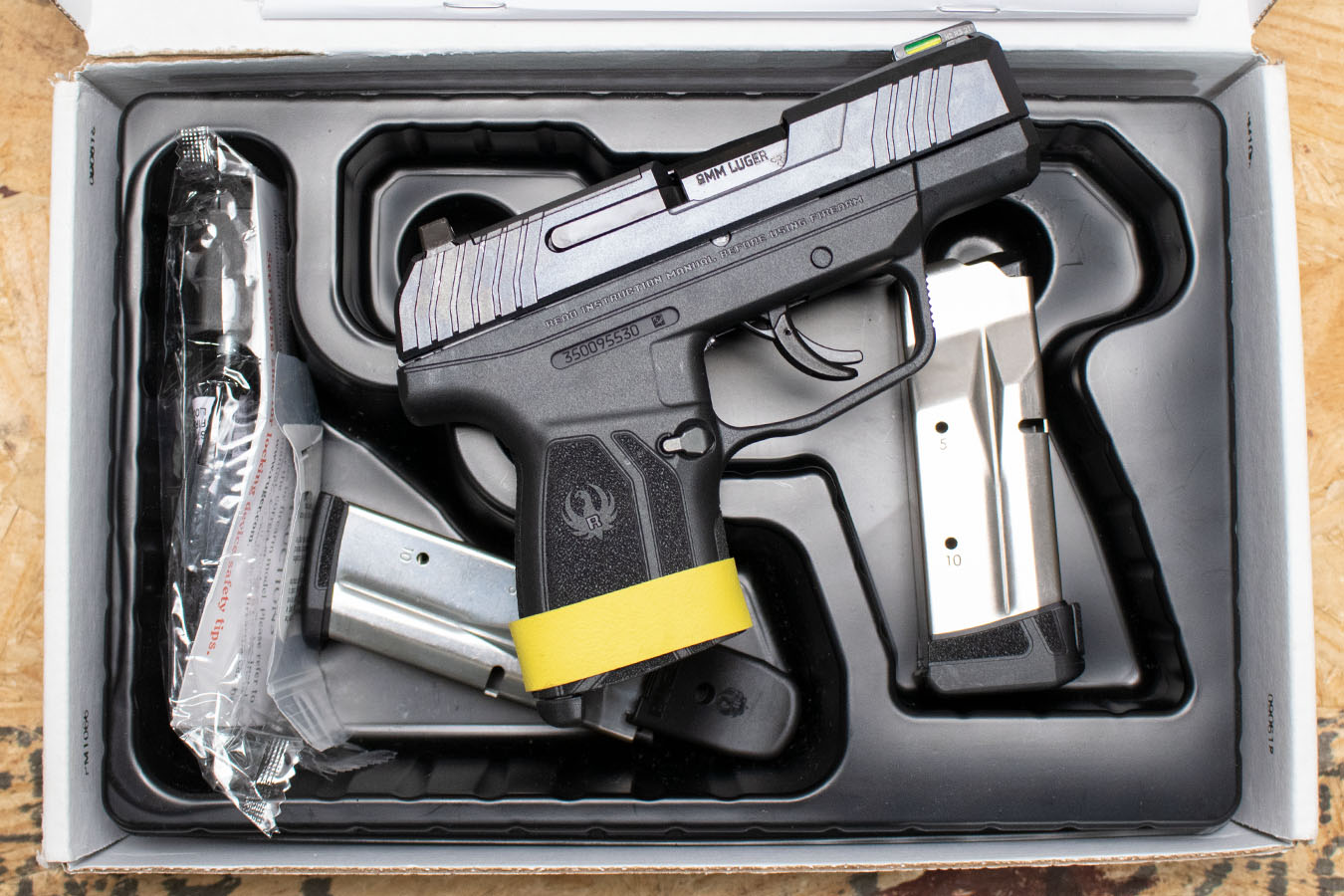 RUGER Max-9 Optics Ready 9mm Used Trade-In Pistol with Two Mags, Extra Floorplate