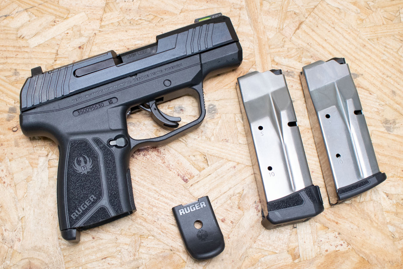 RUGER Max-9 Optics Ready 9mm Used Trade-In Pistol with Two Mags, Extra Floorplate