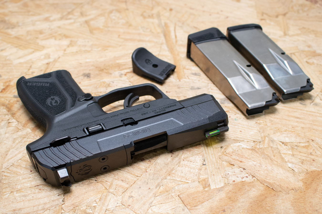 RUGER Max-9 Optics Ready 9mm Used Trade-In Pistol with Two Mags, Extra Floorplate