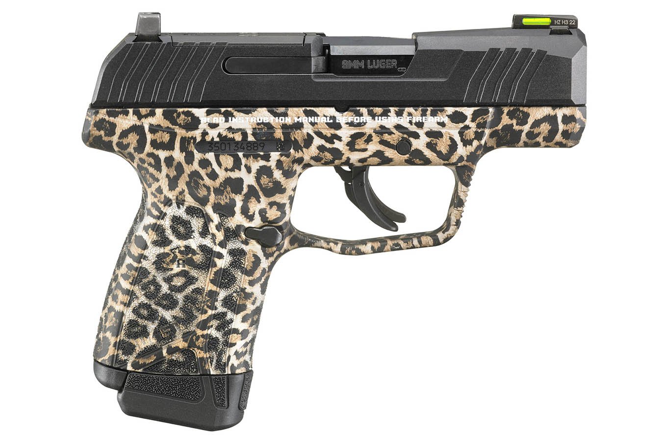 RUGER MAX-9 9mm Optic Ready Semi-Auto Pistol w/ Leopard Print Frame