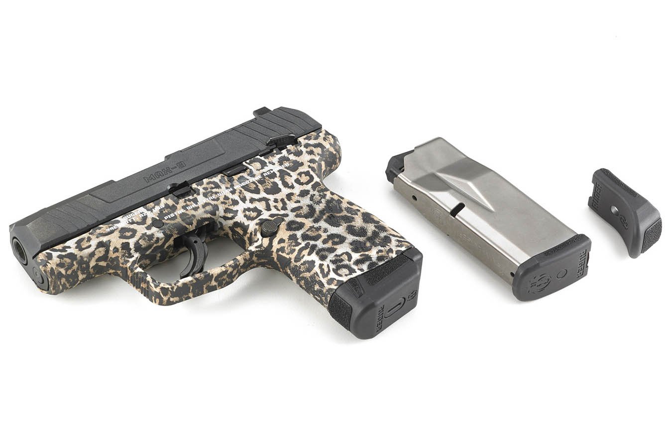 RUGER MAX-9 9mm Optic Ready Semi-Auto Pistol w/ Leopard Print Frame