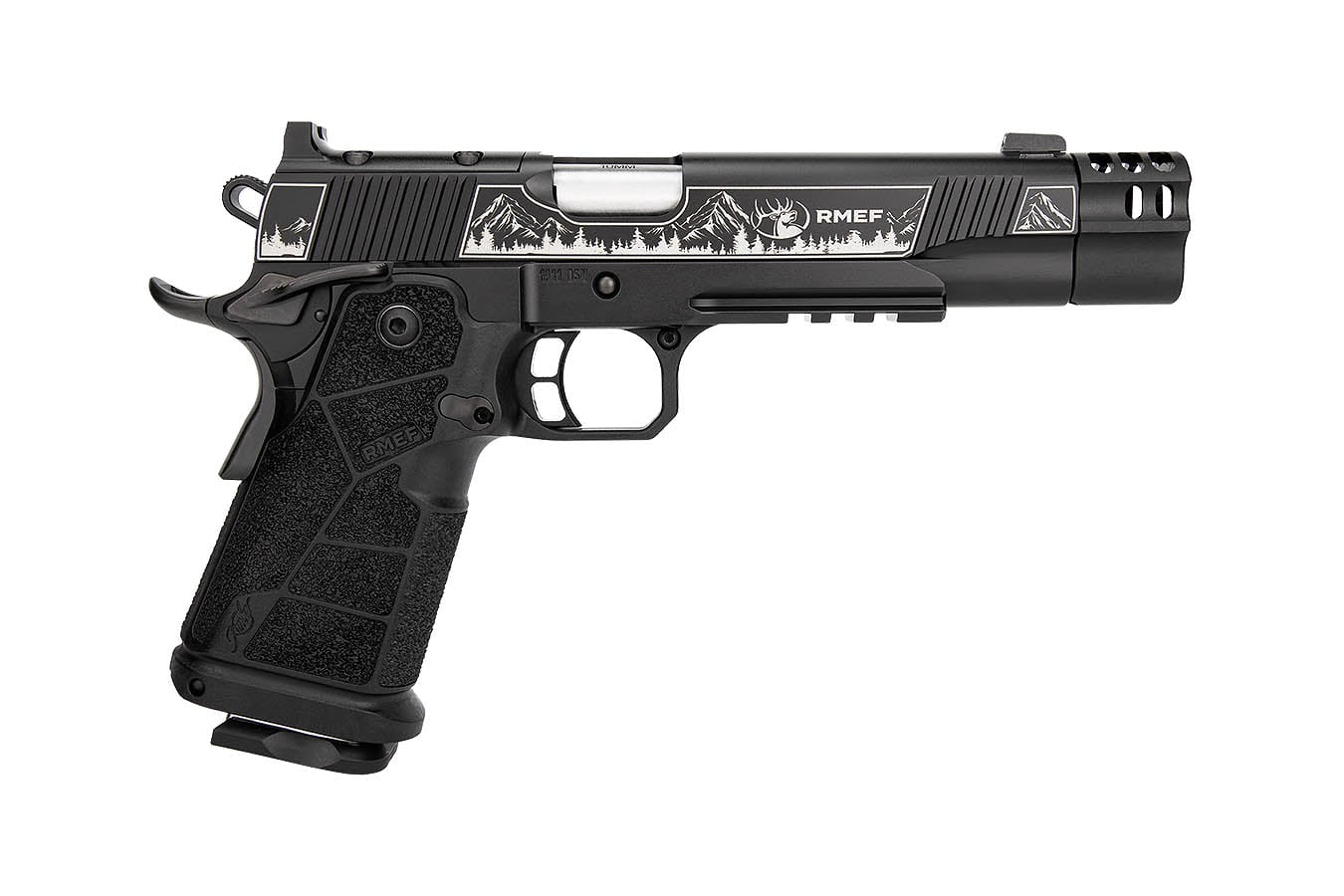 Kimber 1911 DS RMEF Camp Guard Elite 10mm Optic Ready Pistol with Engraved Slide