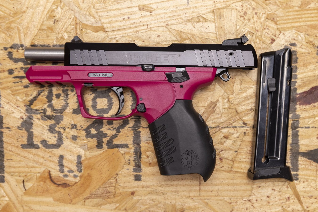 RUGER SR22P Raspberry 22LR Police Trade-In Pistol