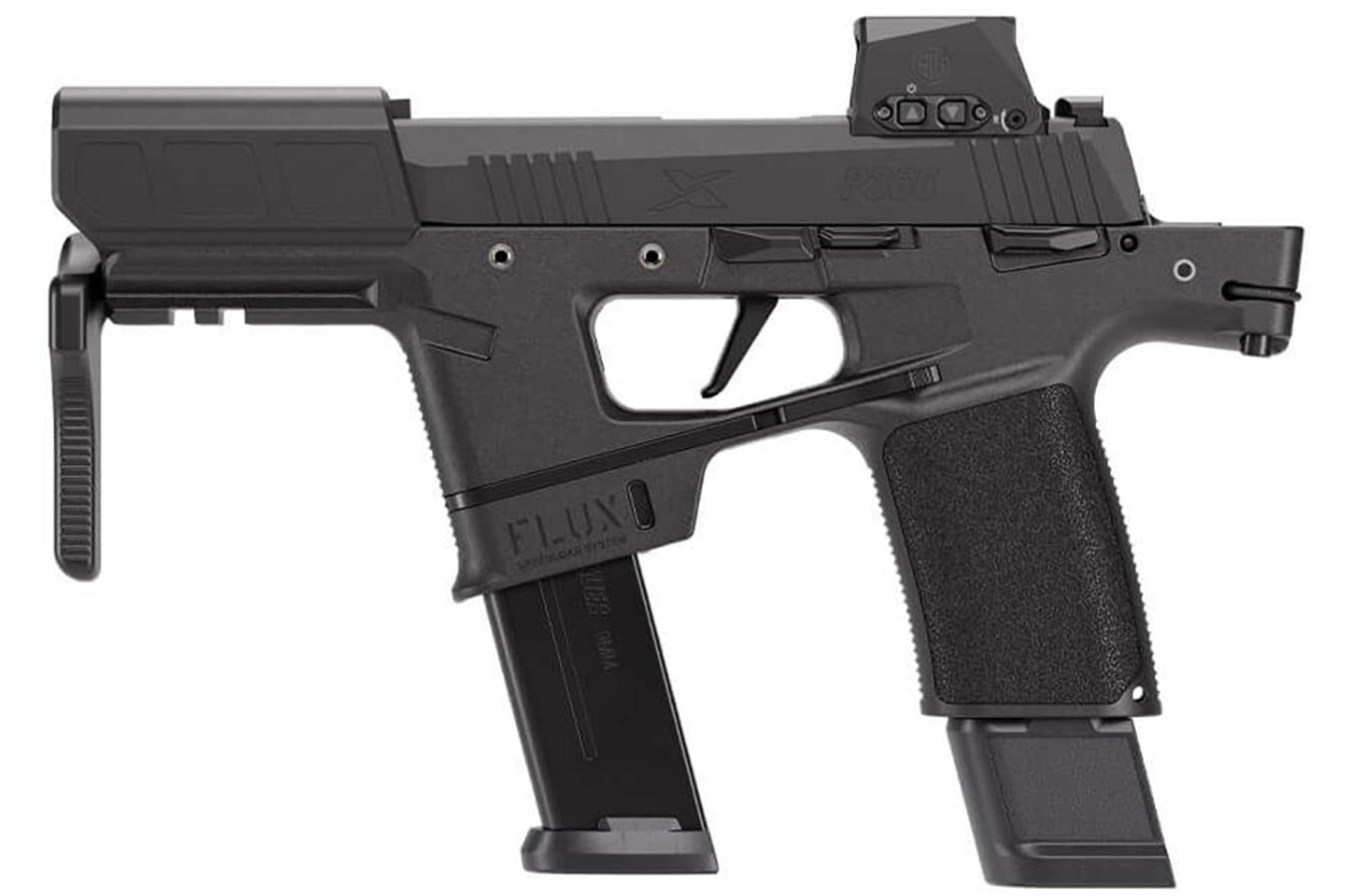 SIG SAUER P365-FLUX 9mm Tac Kit with ROMEO-X Compact, FOXTROT1X Weapon Light, 4 Mags and Holster