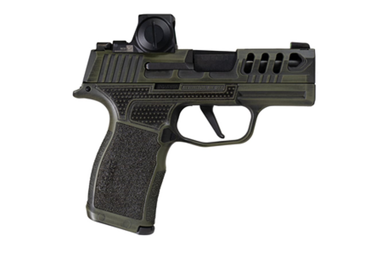SIG SAUER P365X 9mm Optic Ready Shark Coast Custom Battleworn ODG Pistol with SIG ROMEO-X Compact Optic