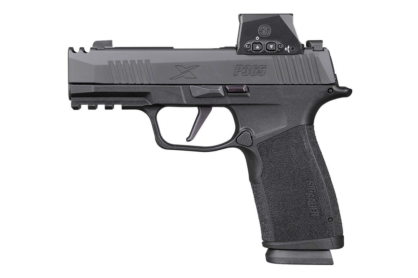 SIG SAUER P365-XMACRO Comp 9mm Optic Ready Pistol with ROMEOX Compact SIG-LOC Red Dot