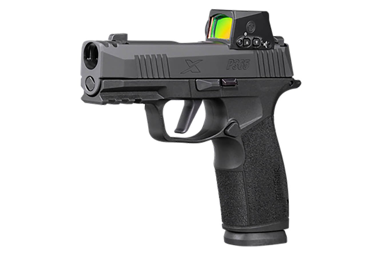 SIG SAUER P365-XMACRO Comp 9mm Optic Ready Pistol with ROMEOX Compact SIG-LOC Red Dot